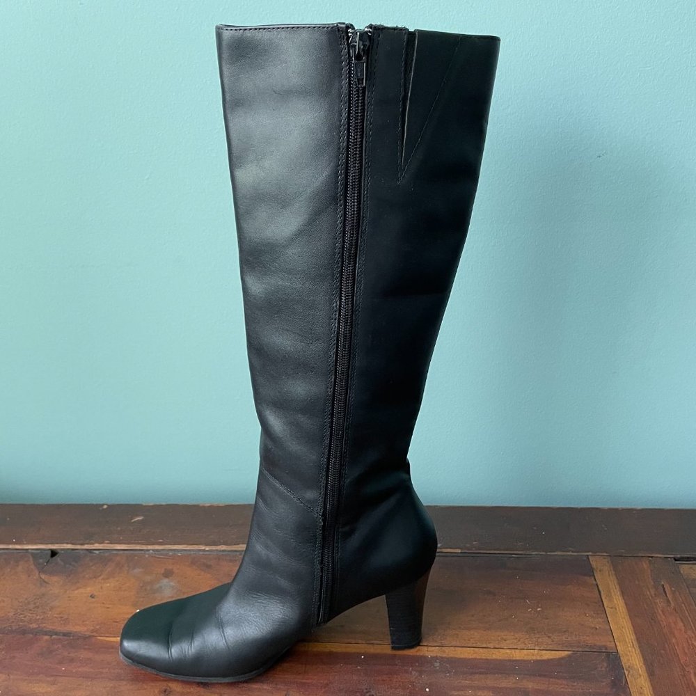 Markon Poet leather knee high boots